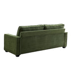 3-Seat Corduroy Upholstered Sofa