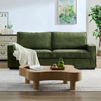 3-Seat Corduroy Upholstered Sofa