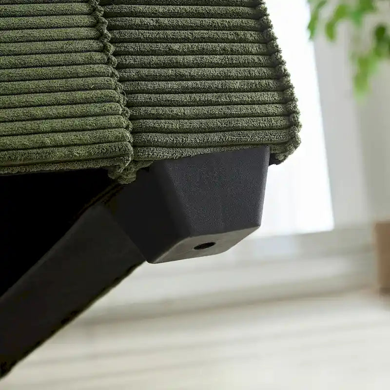 3-Seat Corduroy Upholstered Sofa