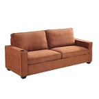 3-Seat Corduroy Upholstered Sofa