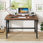 Rolling Computer Desk with Metal Frame (1/2/4 PCS)