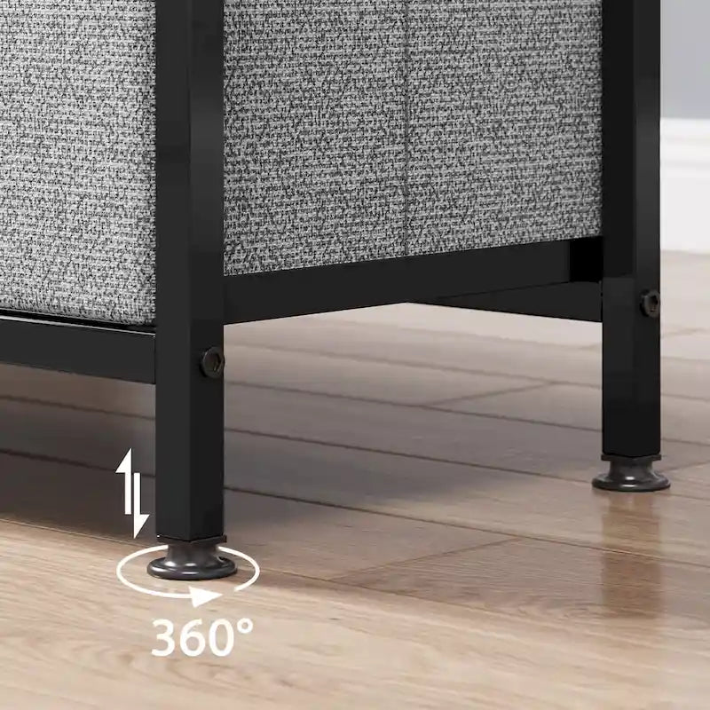 TV Stand with Dresser Drawers and Open Shelves, Fits TVs up to 55 Inches