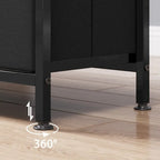TV Stand with Dresser Drawers and Open Shelves, Fits TVs up to 55 Inches