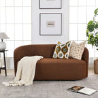 68-Inch Boucle Upholstered Loveseat Sofa