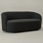 68-Inch Boucle Upholstered Loveseat Sofa
