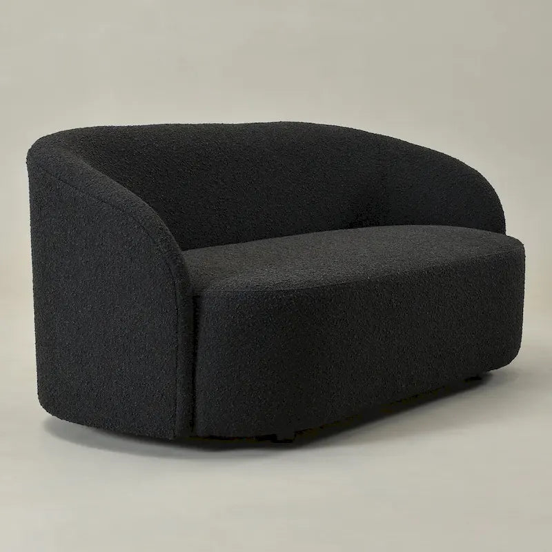 68-Inch Boucle Upholstered Loveseat Sofa