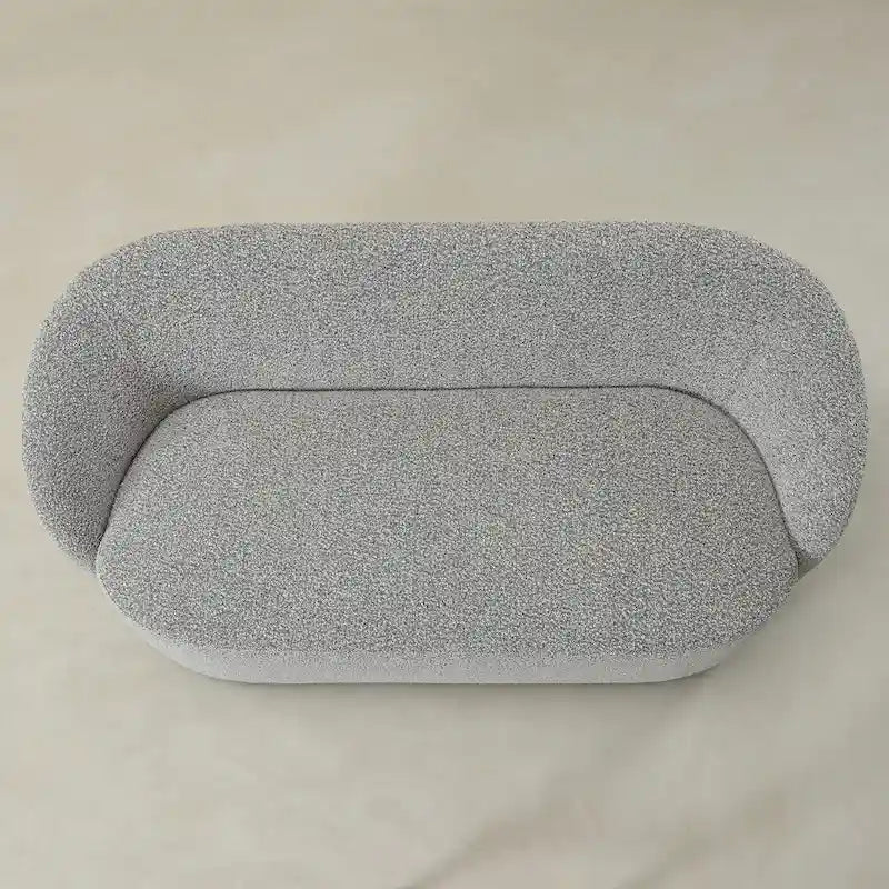 68-Inch Boucle Upholstered Loveseat Sofa