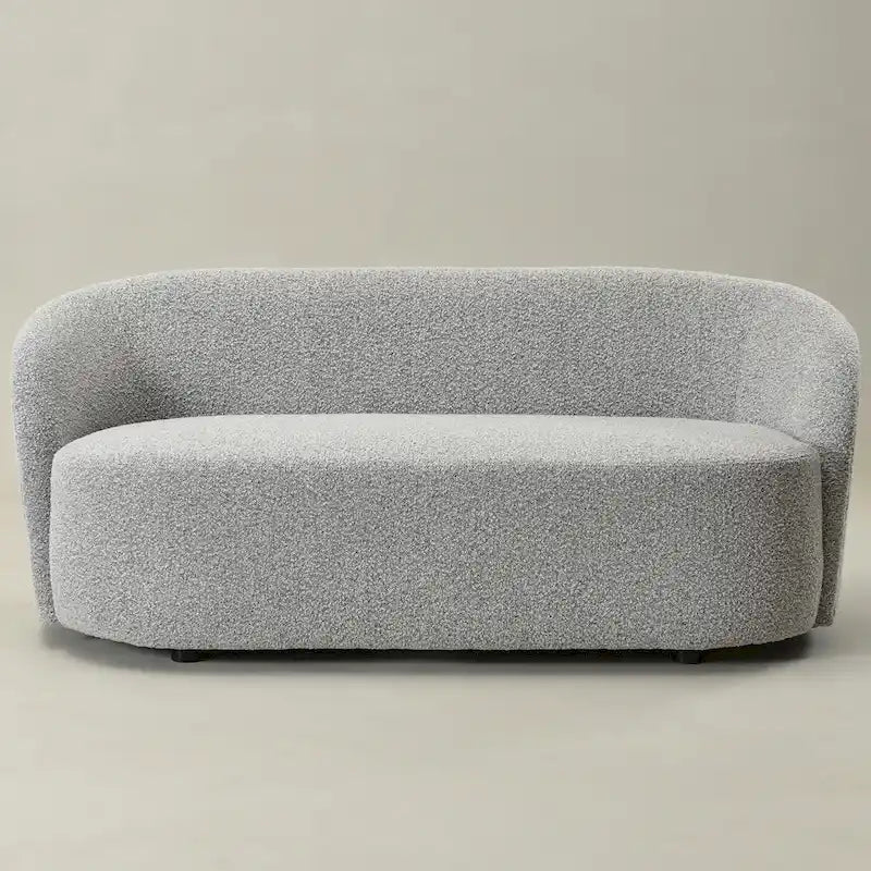 68-Inch Boucle Upholstered Loveseat Sofa