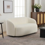 68-Inch Boucle Upholstered Loveseat Sofa