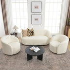 68-Inch Boucle Upholstered Loveseat Sofa
