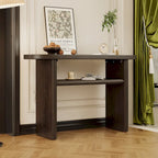Minimalist Console Table with Shelf