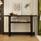 Minimalist Console Table with Shelf