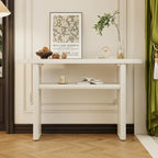 Minimalist Console Table with Shelf