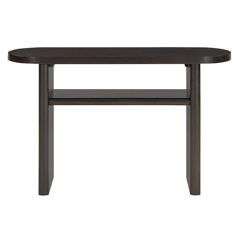 Minimalist Console Table with Shelf