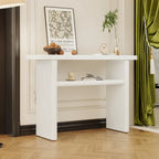 Minimalist Console Table with Shelf