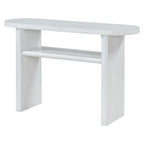 Minimalist Console Table with Shelf