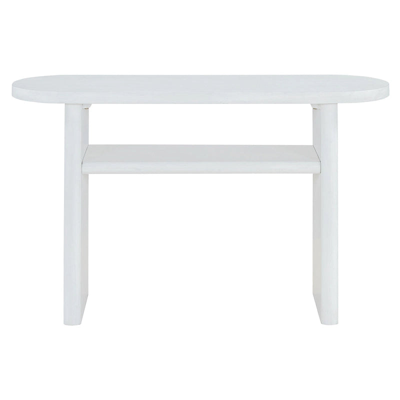 Minimalist Console Table with Shelf