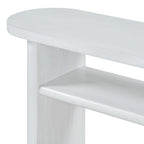 Minimalist Console Table with Shelf