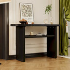 Minimalist Console Table with Shelf