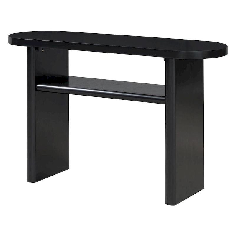 Minimalist Console Table with Shelf