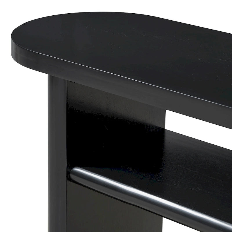 Minimalist Console Table with Shelf