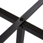 King Size Metal Platform Bed Frame with Wooden Headboard and LED Lights