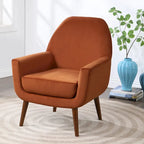 Mid-Century Velvet Arm Chair