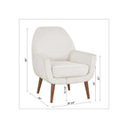 Mid-Century Velvet Arm Chair