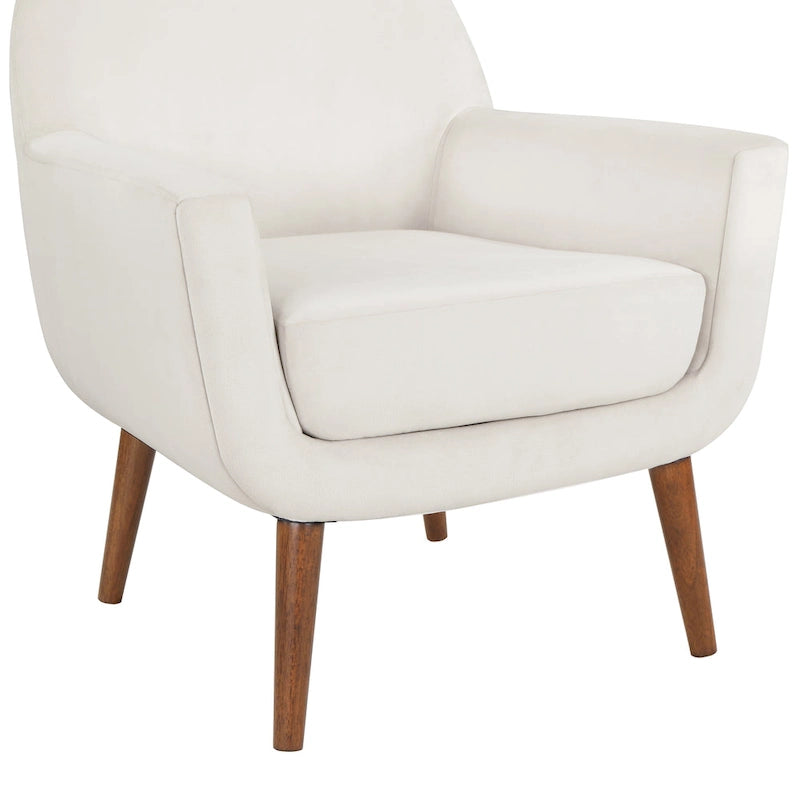 Mid-Century Velvet Arm Chair