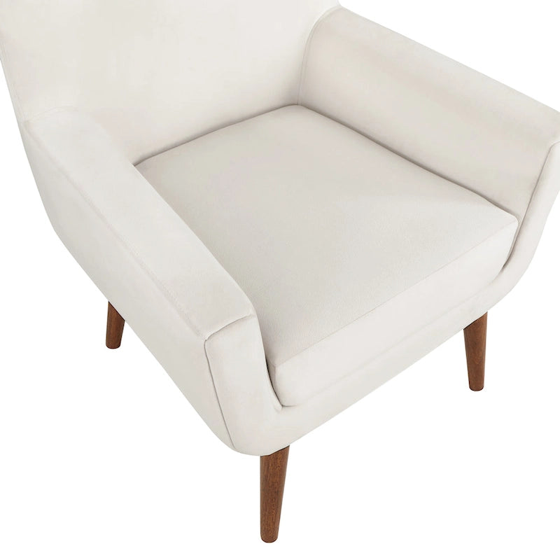 Mid-Century Velvet Arm Chair
