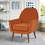 Mid-Century Velvet Arm Chair