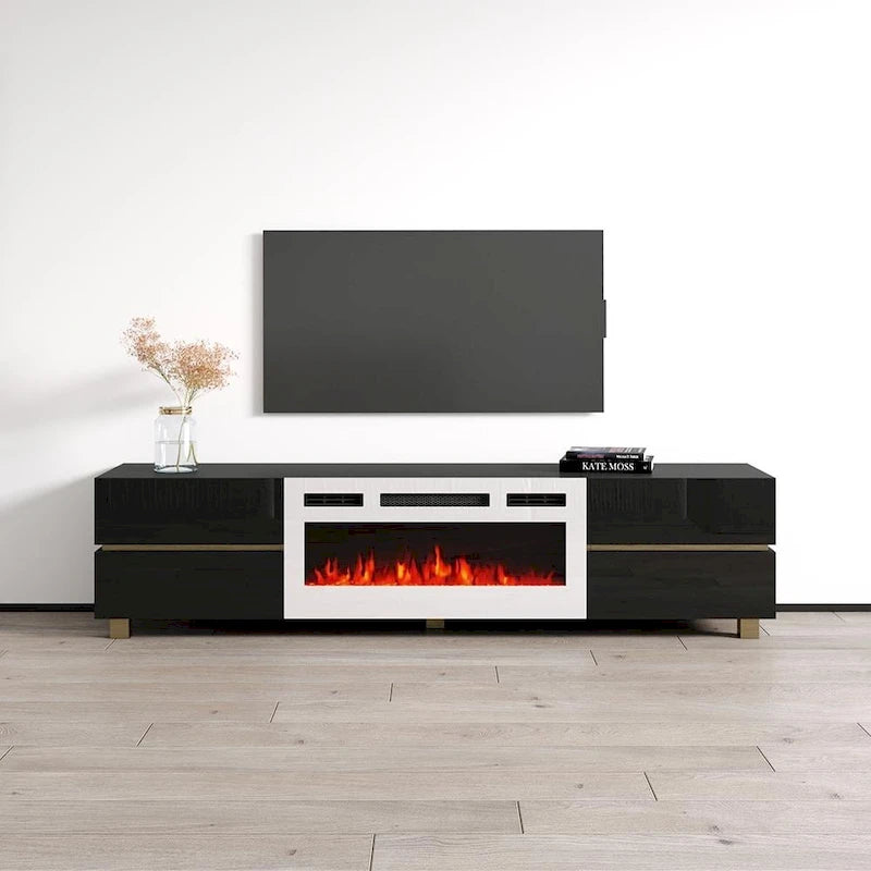 Electric Fireplace TV Stand with Storage