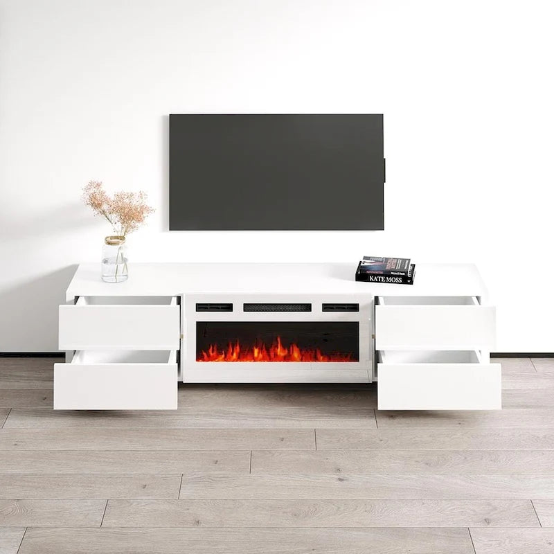 Electric Fireplace TV Stand with Storage