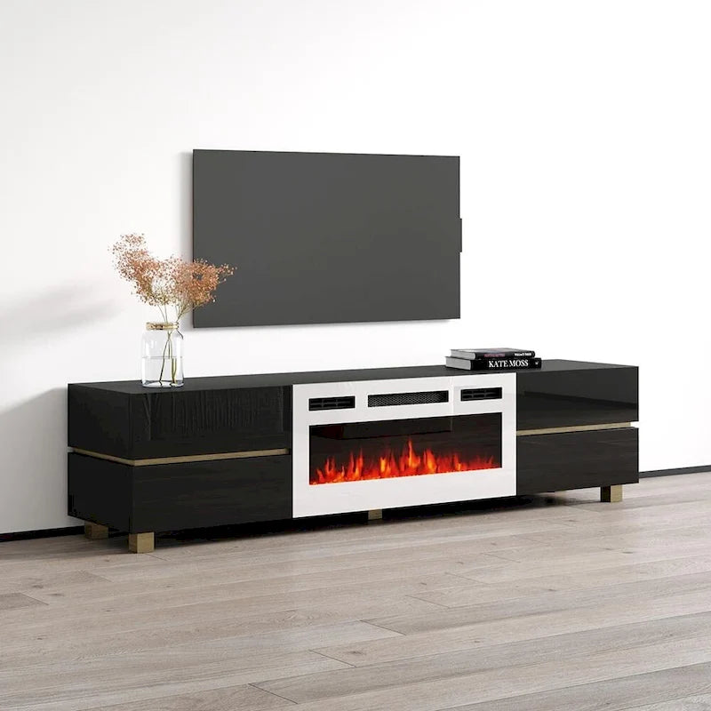 Electric Fireplace TV Stand with Storage