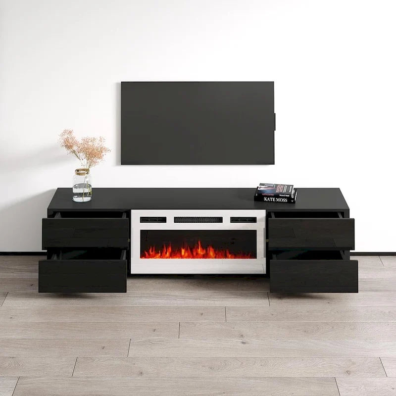 Electric Fireplace TV Stand with Storage