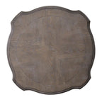Antique White Round Accent Table