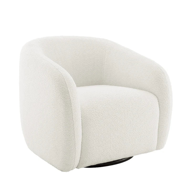 360 Degree Swivel Barrel Accent Chair (Set of 2)