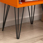 1-Drawer Nightstand with Open Shelf