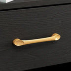 1-Drawer Nightstand with Open Shelf