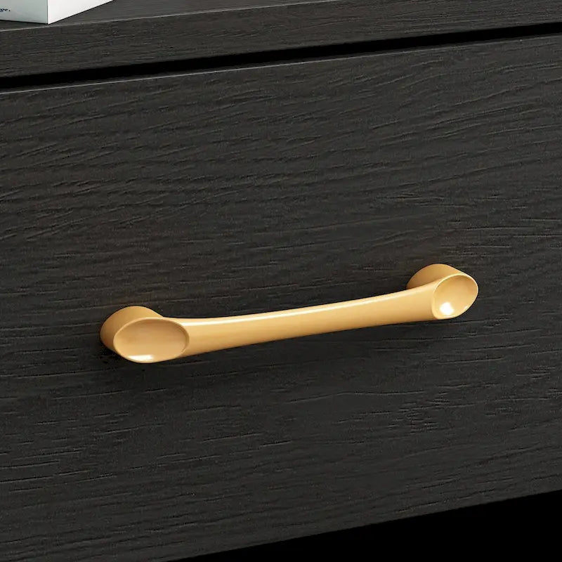 1-Drawer Nightstand with Open Shelf