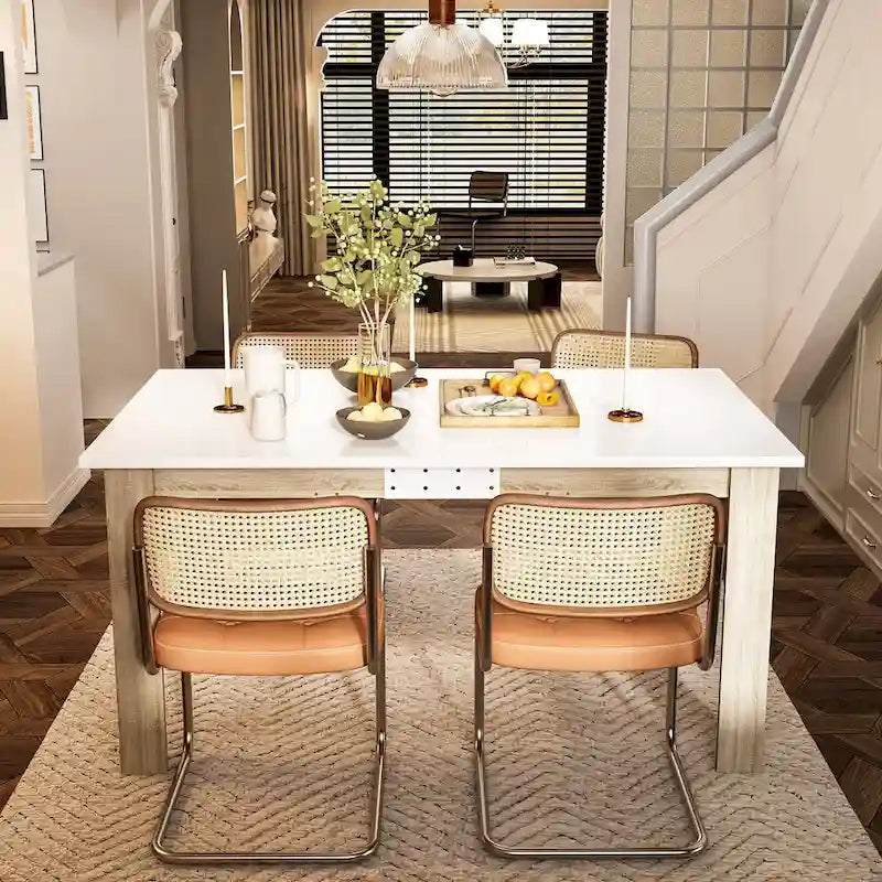 Extendable Dining Table for 4 to 6 People