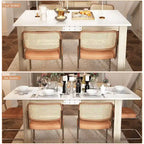 Extendable Dining Table for 4 to 6 People