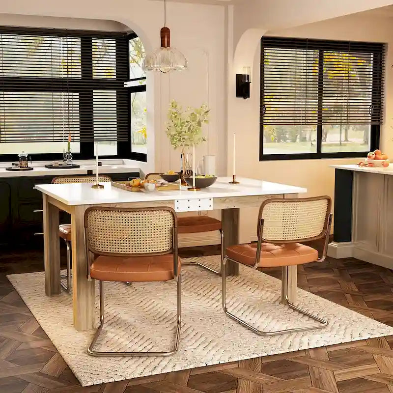 Extendable Dining Table for 4 to 6 People