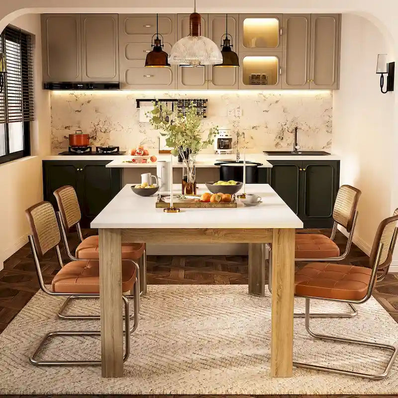 Extendable Dining Table for 4 to 6 People