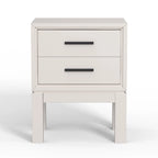 2-Drawer Nightstand with Felt-Lined Drawers
