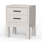 2-Drawer Nightstand with Felt-Lined Drawers