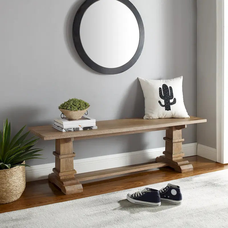 Farmhouse Dining Bench - 15x59.75x17.38