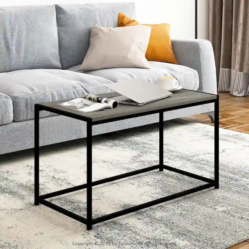 Modern Living Coffee Table with Metal Frame