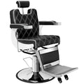Heavy-Duty Reclining Barber Chair with Adjustable Headrest