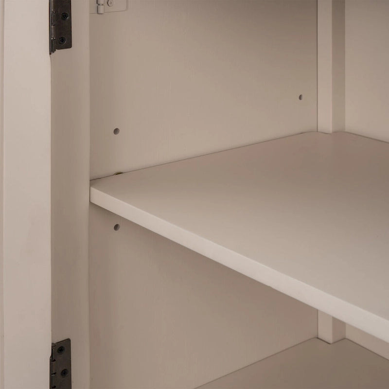 Accent Storage Cabinet with Fretwork Doors and Adjustable Shelf